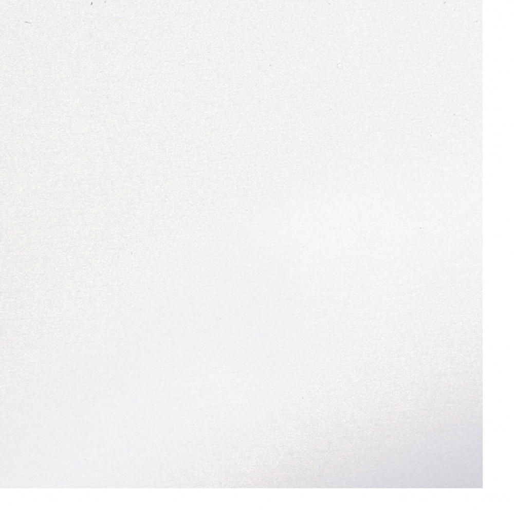 Single-sided Pearl Paper for Scrapbook and Decoration / 120 g/m2; A4 (297x210 mm); White - 1 piece