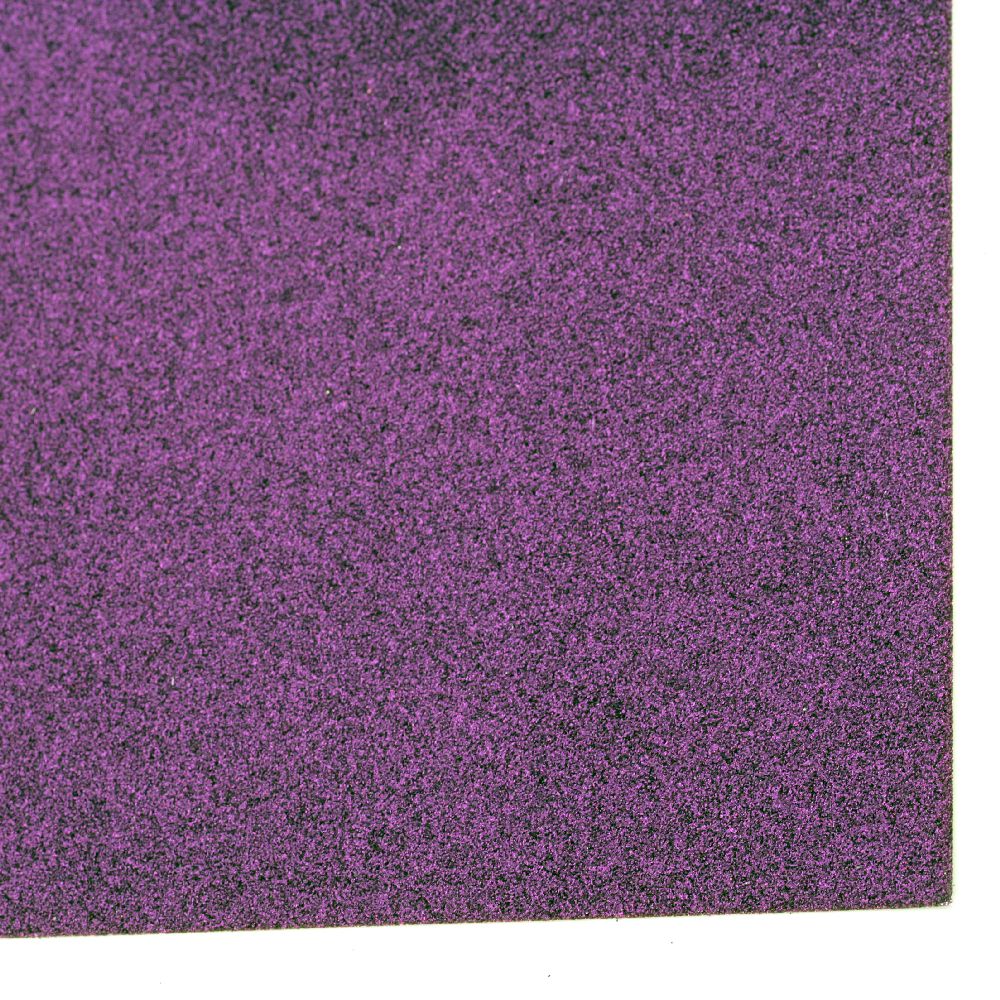 Картон с брокат 30x30 цвят лилав