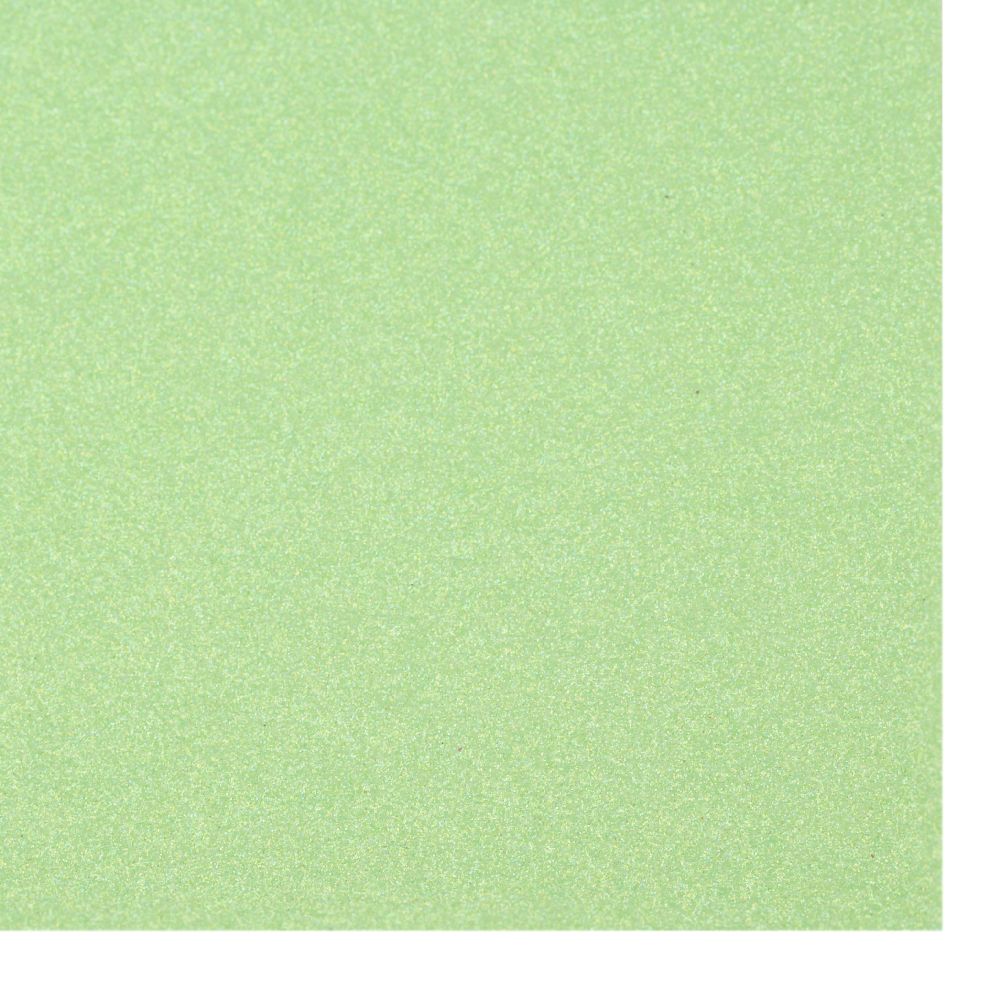 Carton cu brocat de culoare verde electric  30x30 