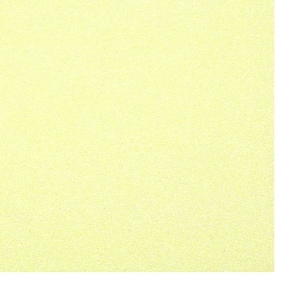 Картон с брокат 30x30 цвят жълт електрик