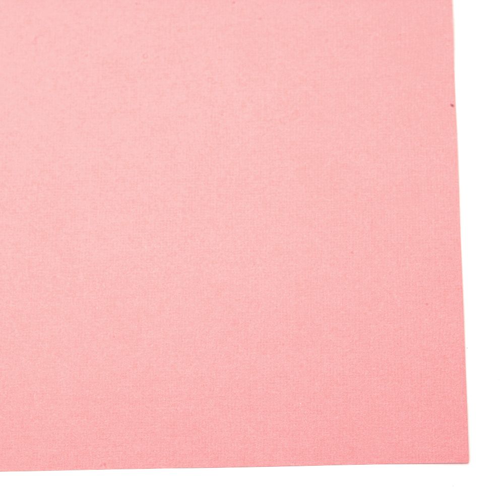 Структурен картон 30.5x30.5 см цвят розов светло -1 брой