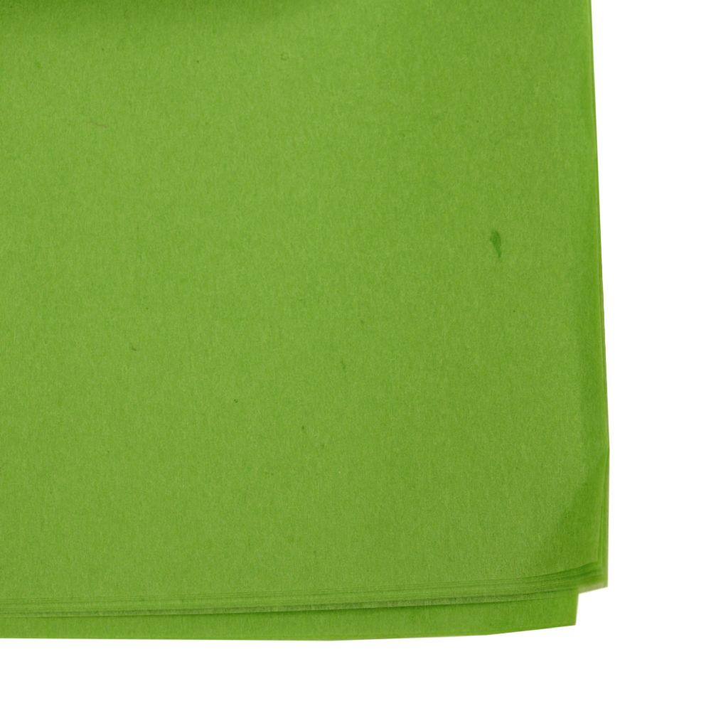 Tissue Paper for Decoration Grass Green Color 50x65cm 10 sheets