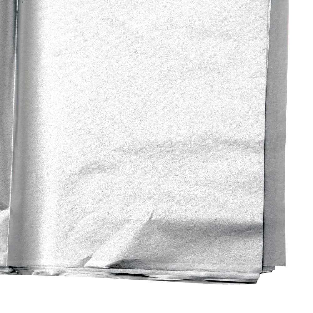 Tissue Paper for Decoration Silver Color 50x65cm 10 sheets
