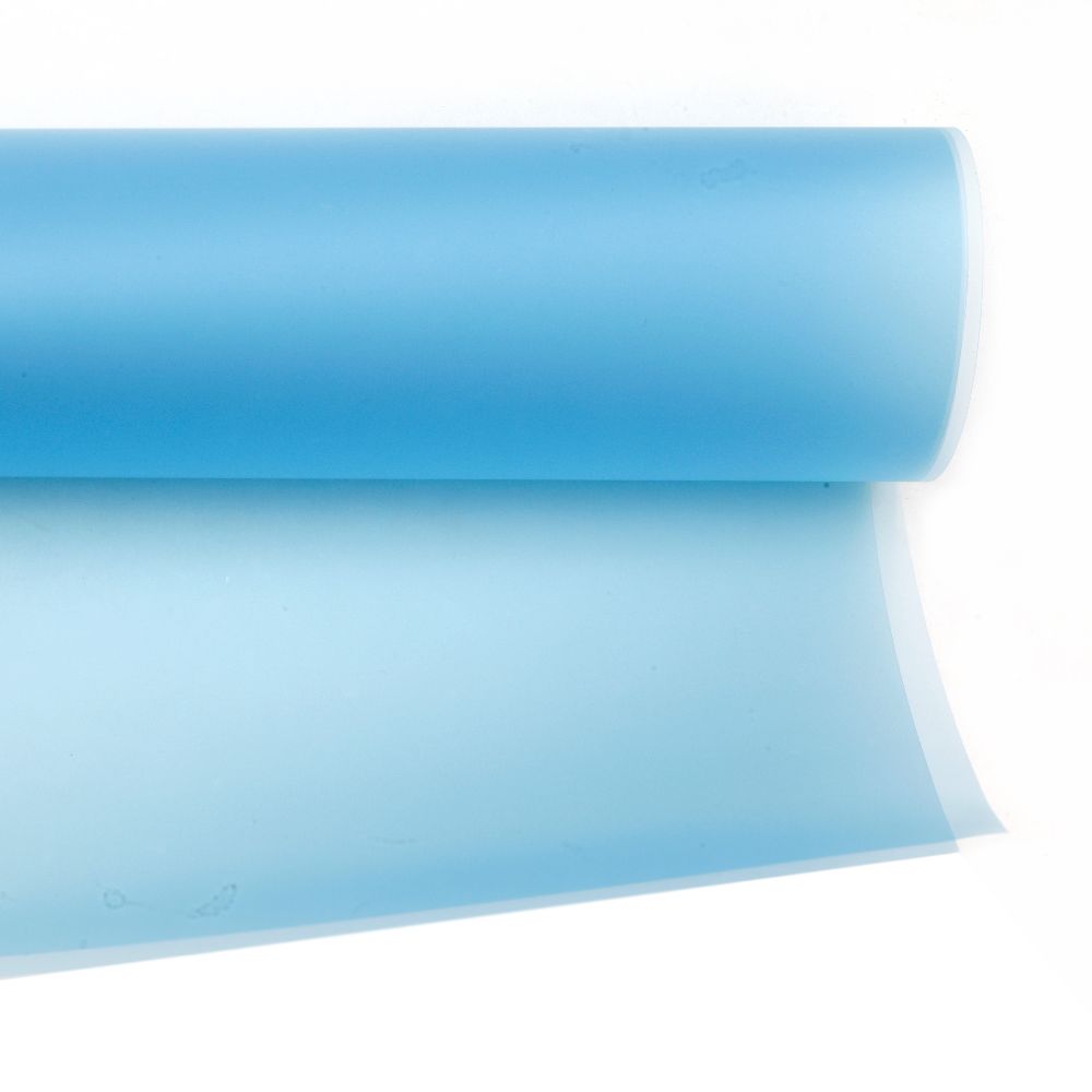 Matte Cellophane  Sheet / 60x60 cm / Blue - 1 sheet