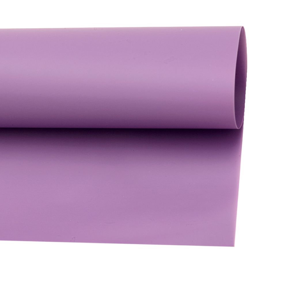 Foaie mată de celofan 60x60 cm culoare violet -1 bucată