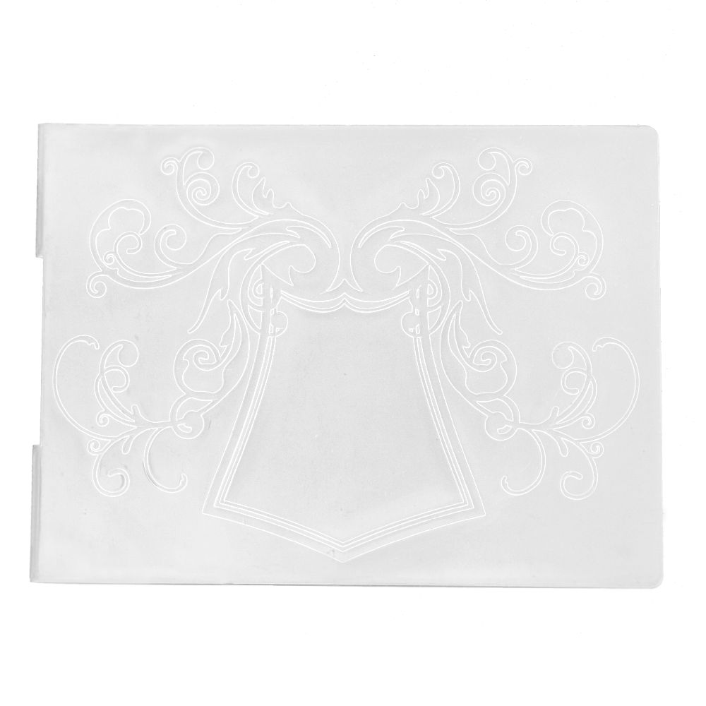Embossing Folder / Bell with Floral Ornaments / 12.5x17.5 cm