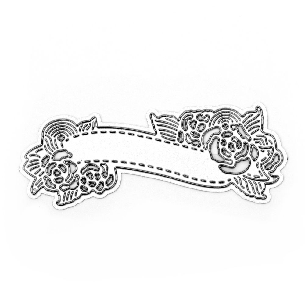 Щанца за изрязване 8x3.14 см цветя