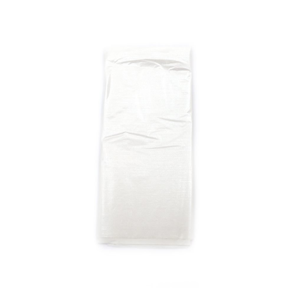 Tissue paper 50x65 cm in pearly white - 10 sheets