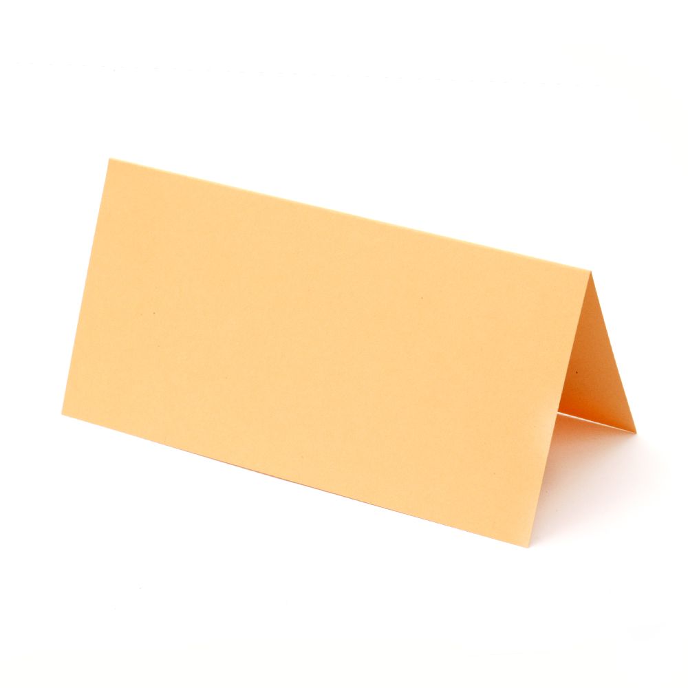 Baza card 10x20 cm culoare verticala portocaliu -10 buc