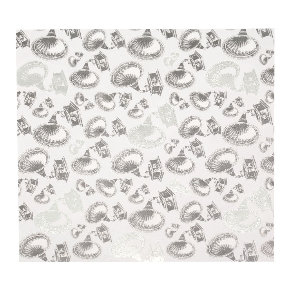 Carton de designer pentru scrapbooking de 8 inch (20,3x20,3 cm) cu elemente UV 200 g / m2 -1 foaie