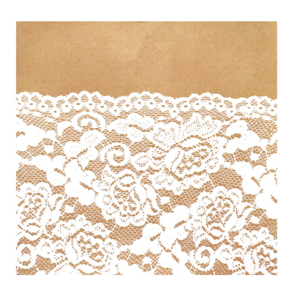 12 inch scrapbooking paper (30.5 x 30.5 cm) single sided pearl 160 g / m2 -1 sheet