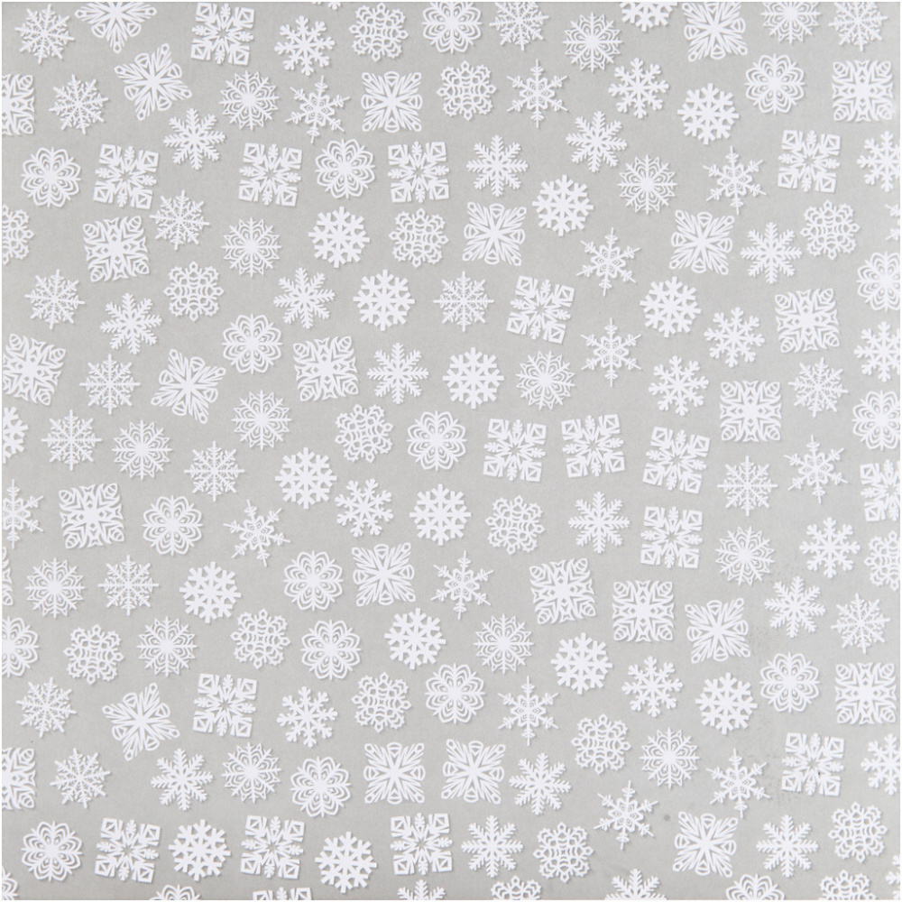 Dual-Sided Designer Paper, Houses And Snowflakes by Vivi Gade, 180 g, Creativ - 3 sheets