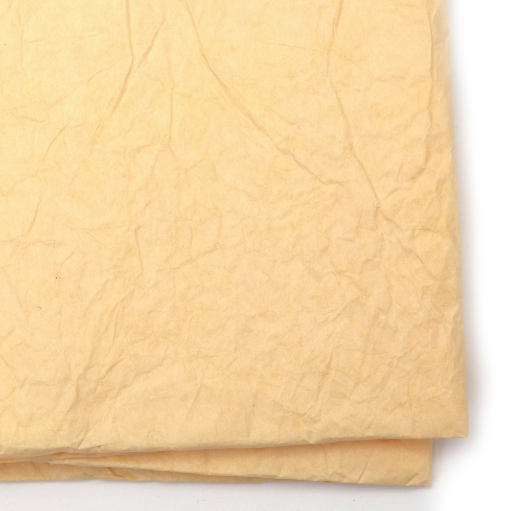 Hârtie de orez texturată 80x140 cm 62 g/mp culoare ecru