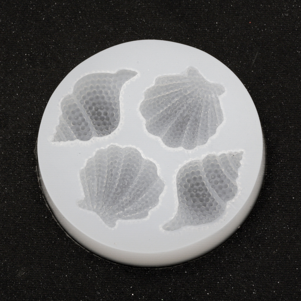 Silicone Mold 90x80x15 mm, Shells