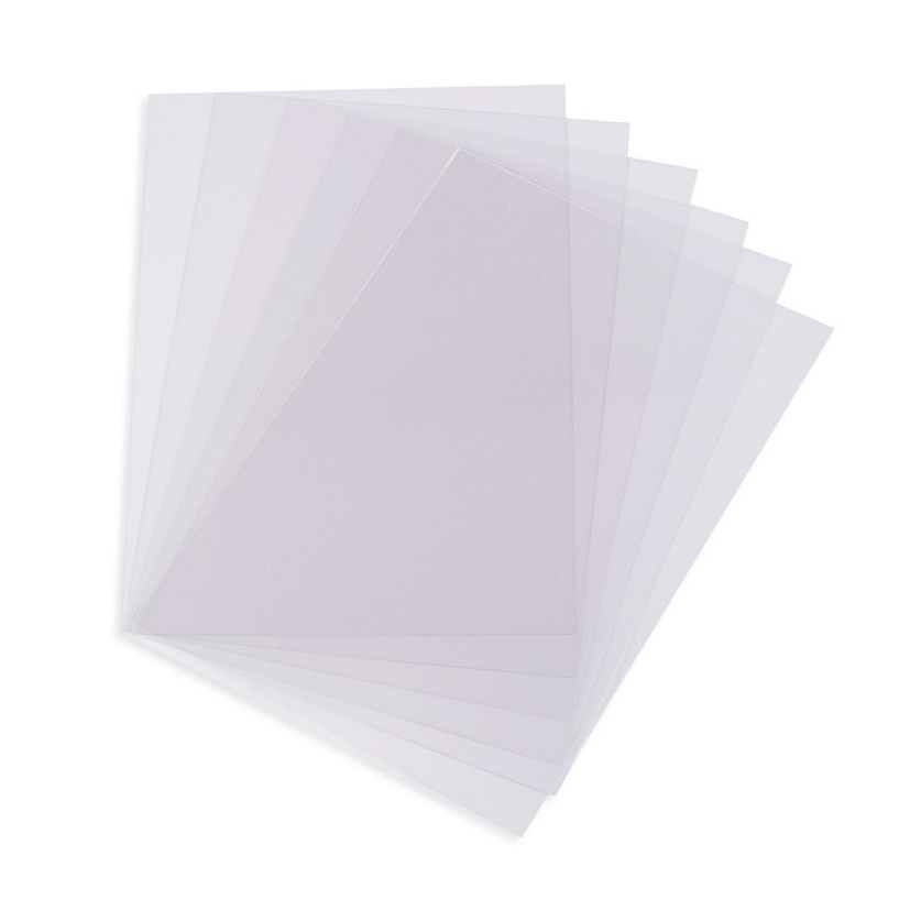Clear Plastic Double-Sided Laminated Foil / Film, 200x100x0.17 mm, Highly Scratch-Resistant - 2 Pieces