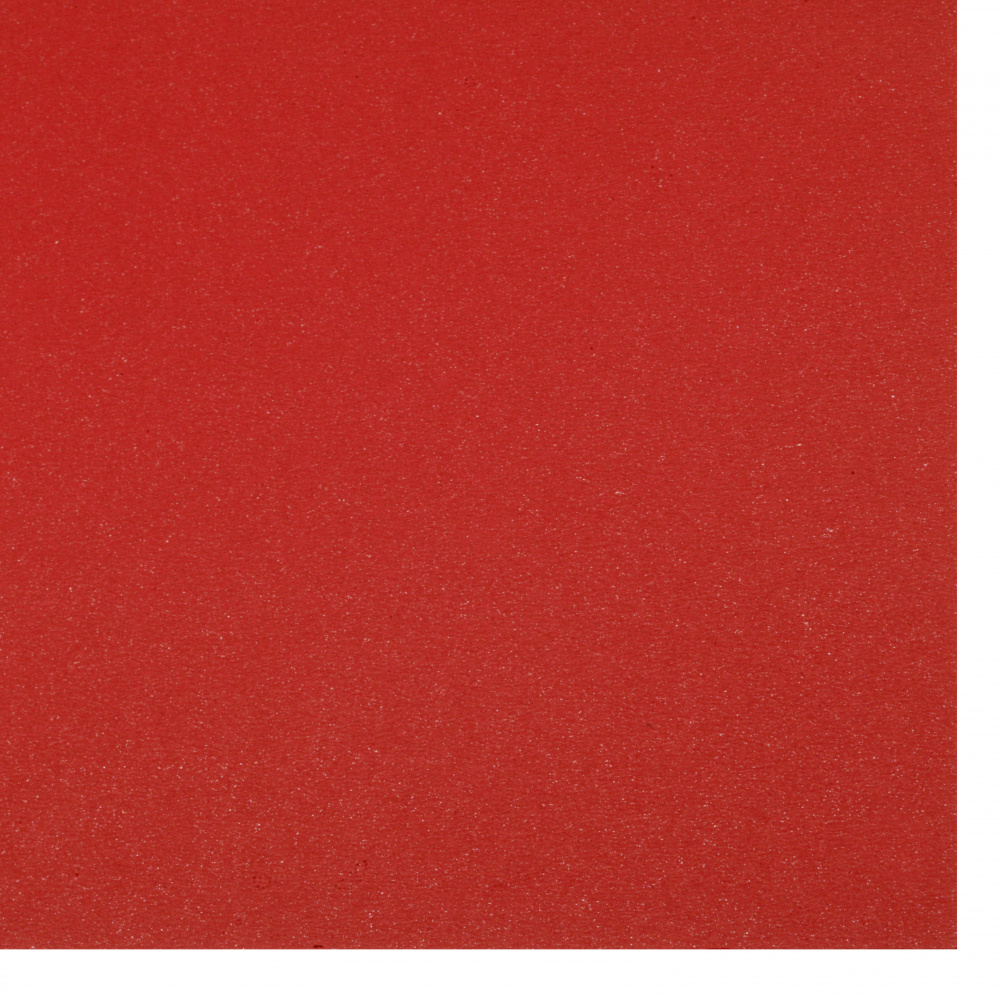 Double-Sided Pearlescent Cardstock 250 gsm A4 (297x210 mm) Red with Glitter Effect - 1 Piece