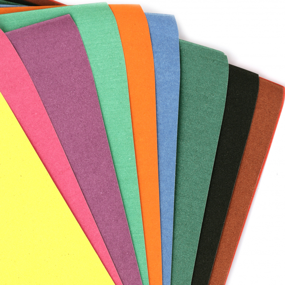 Cardboard color type sandpaper A4 29x21 cm 10 colors 1 each