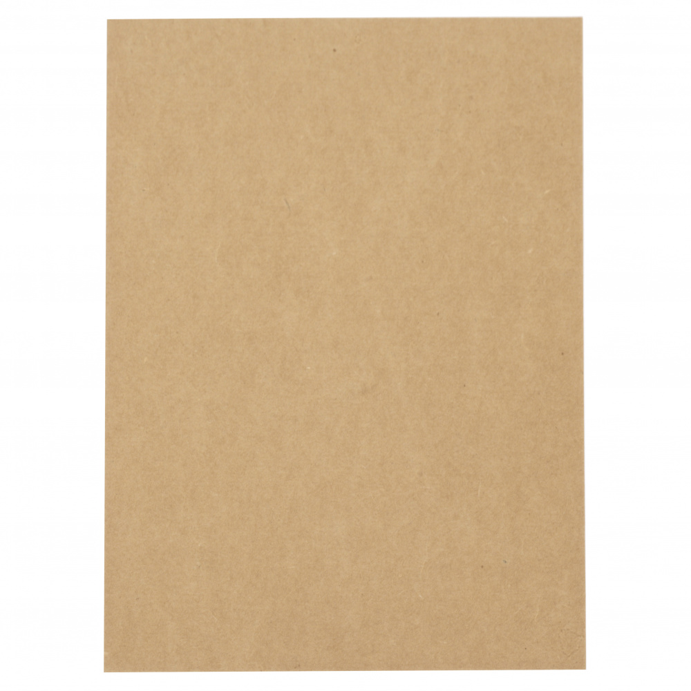 Kraft Cardboard / 400 g/m2; A4 (21x29.7 cm); Coconut - 1 piece