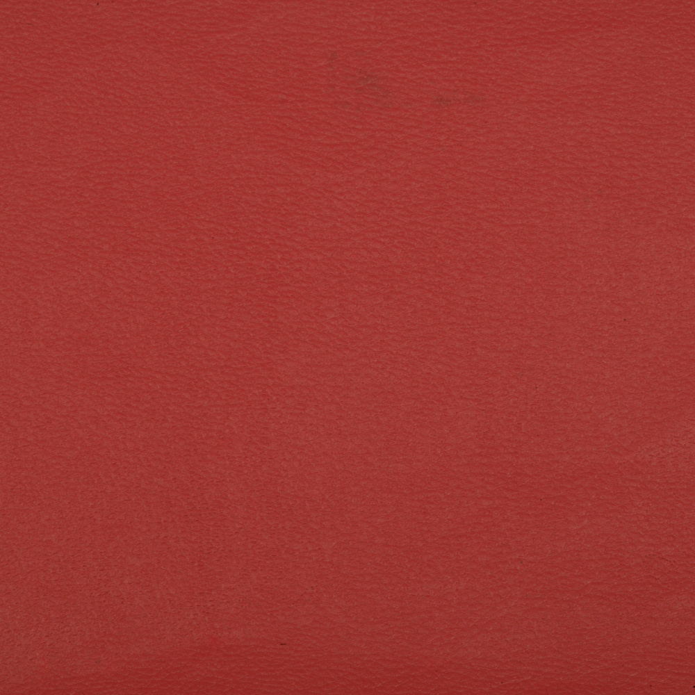 Faux leather paper 120 g / m2 textured one-sided 50x78 cm red -1 piece