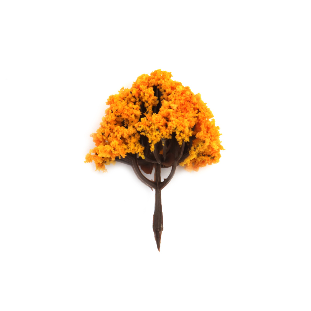 Artificial tree for decoration, yellow, 70x47 mm