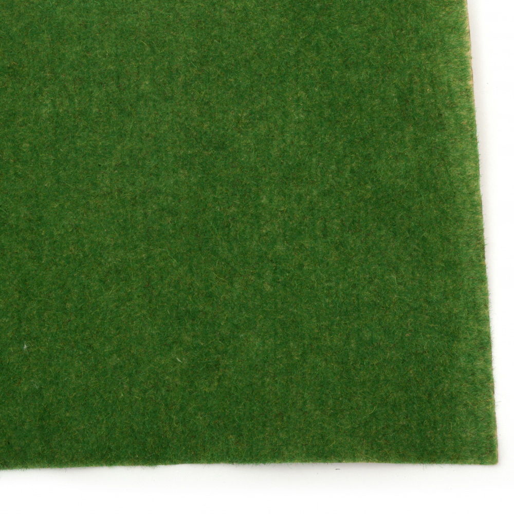 Artificial grass mat with decorating paper 30x30x0.1 cm green -1 piece