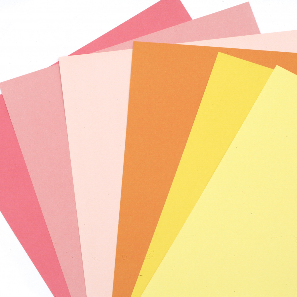 Хартия 120 гр/м2 А4 (297x210 мм) Citrus Colours 6 цвята -60 листа