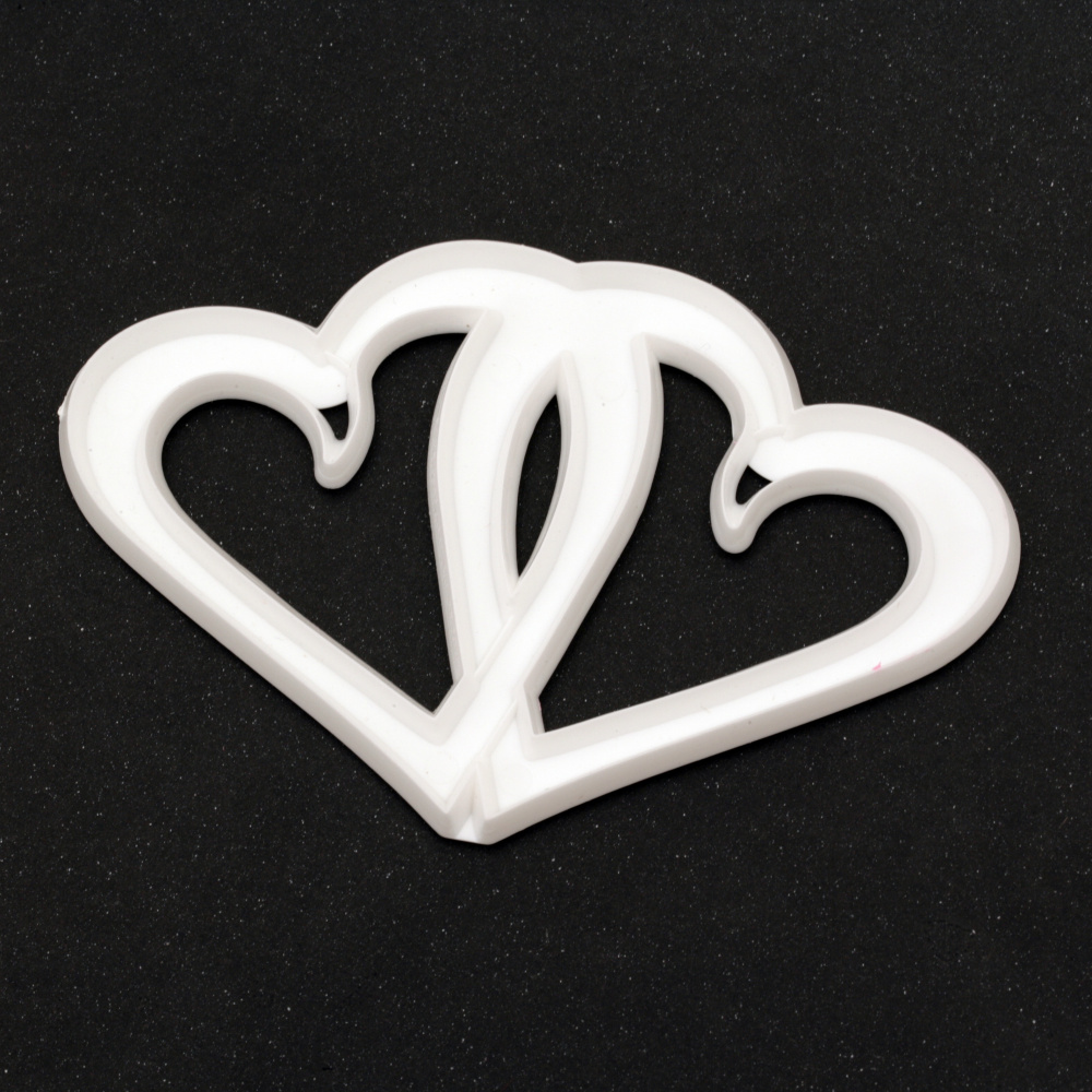 Cutter, shape 120x75 mm two intertwined hearts