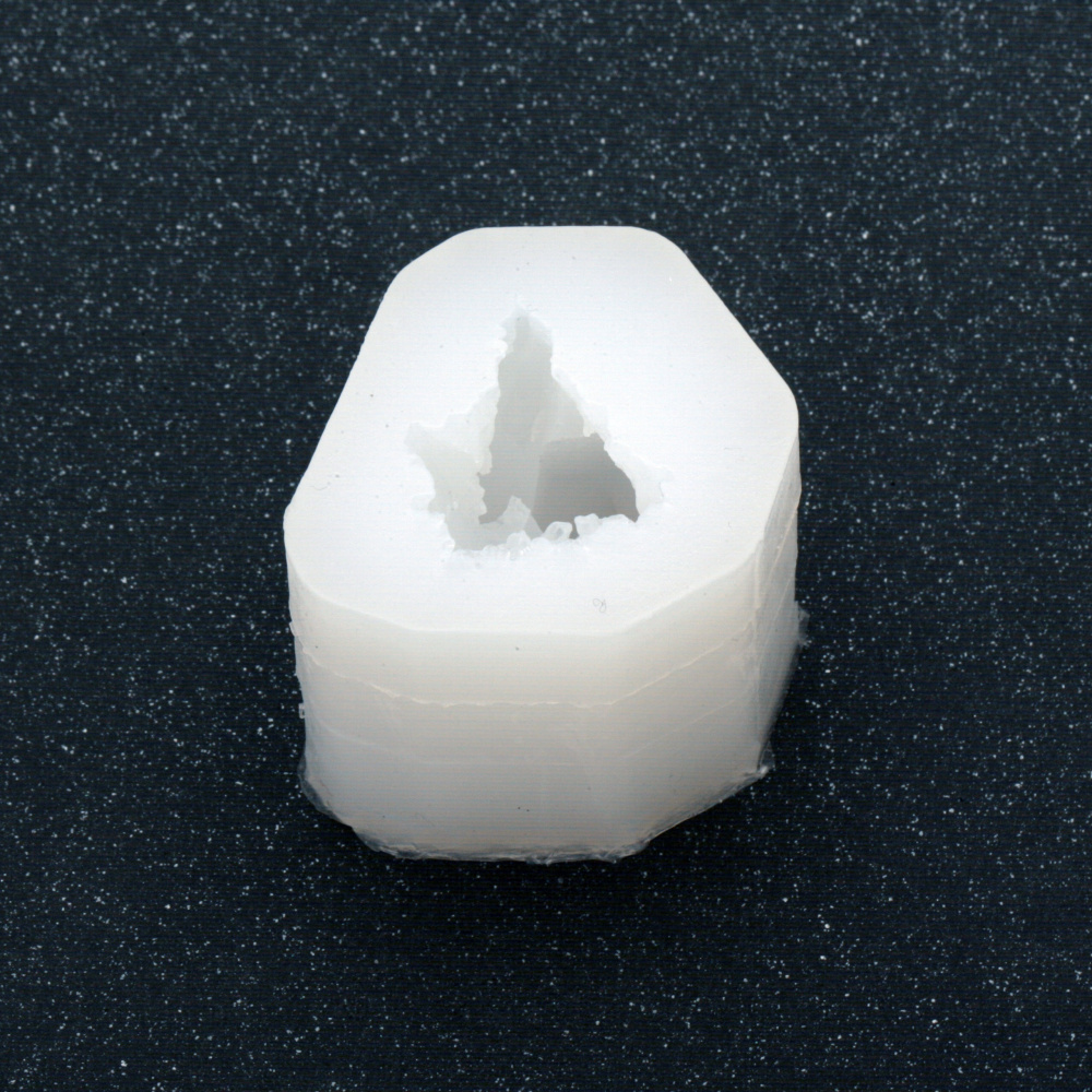 Silicone mold /shape/ 38x38 mm crystal
