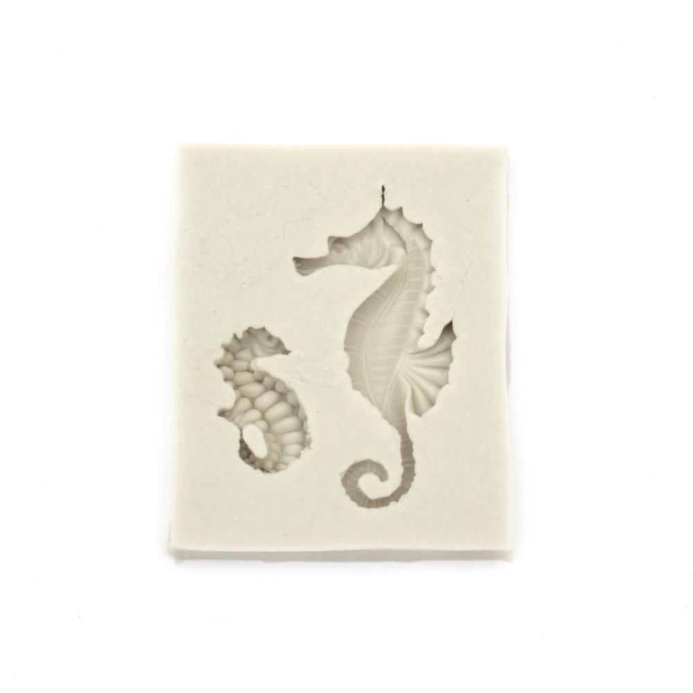 Seahorse Shaped Silicone Mold, 50x62x7 mm
