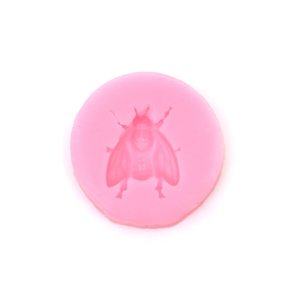 Silicone Mold, 34x6 mm, Shape: Bee