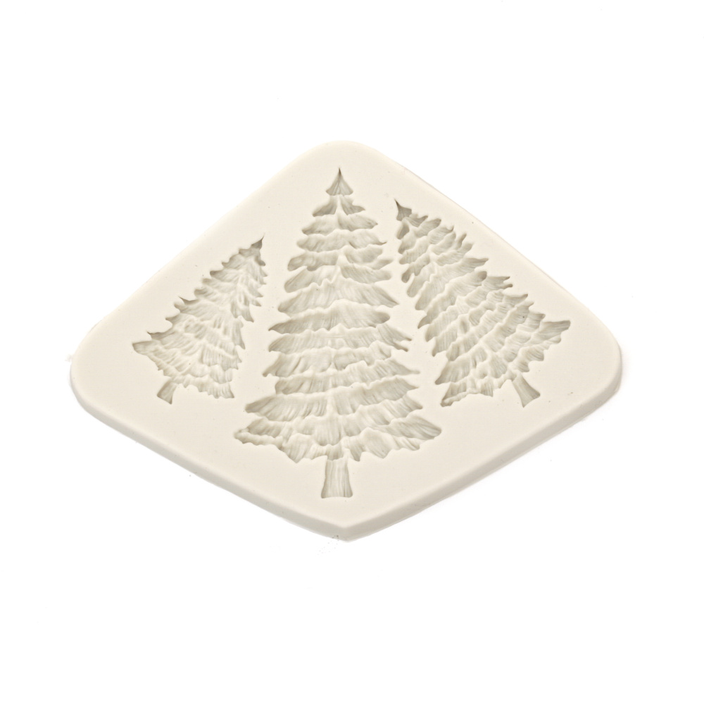 Silicone mold /shape/ 120x89x8 mm trees