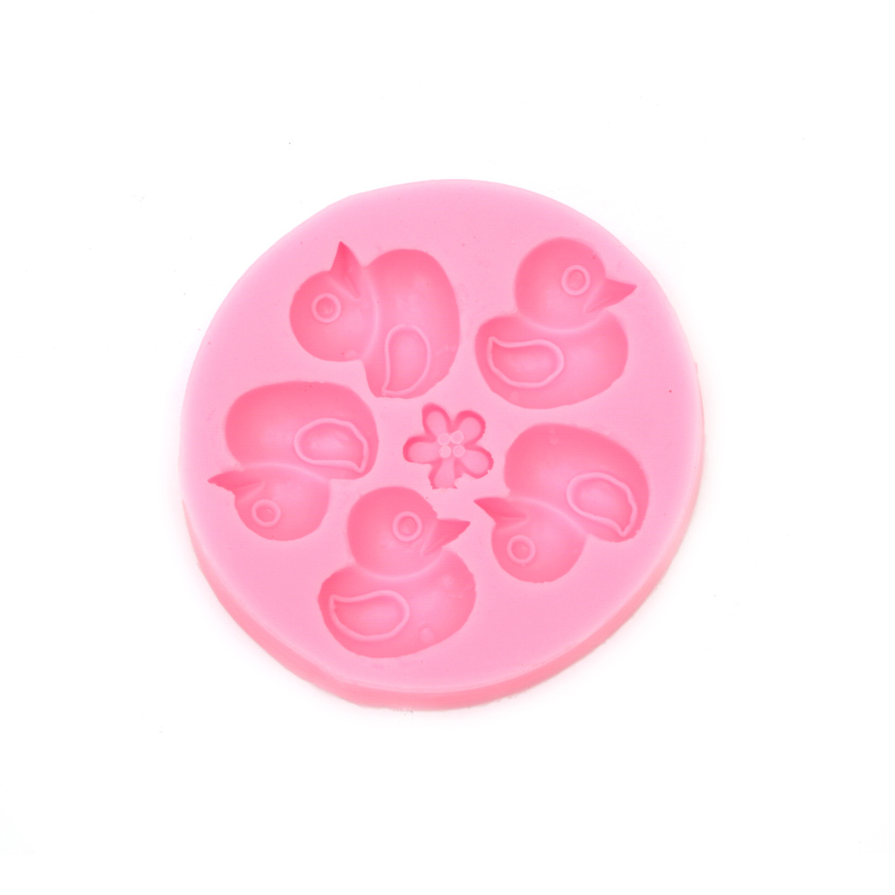 Silicone mold /shape/ 73x9 mm duck