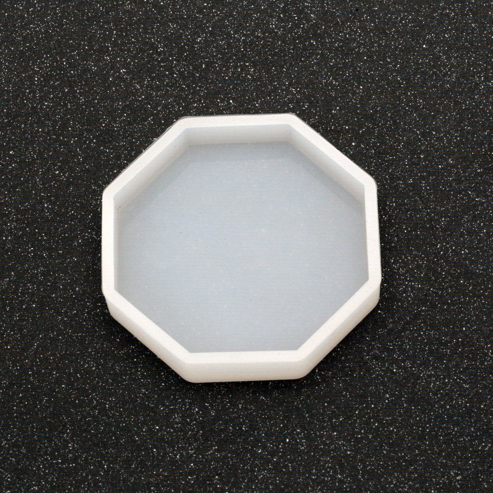 Silicone mold /form/ 71x12 mm octagon