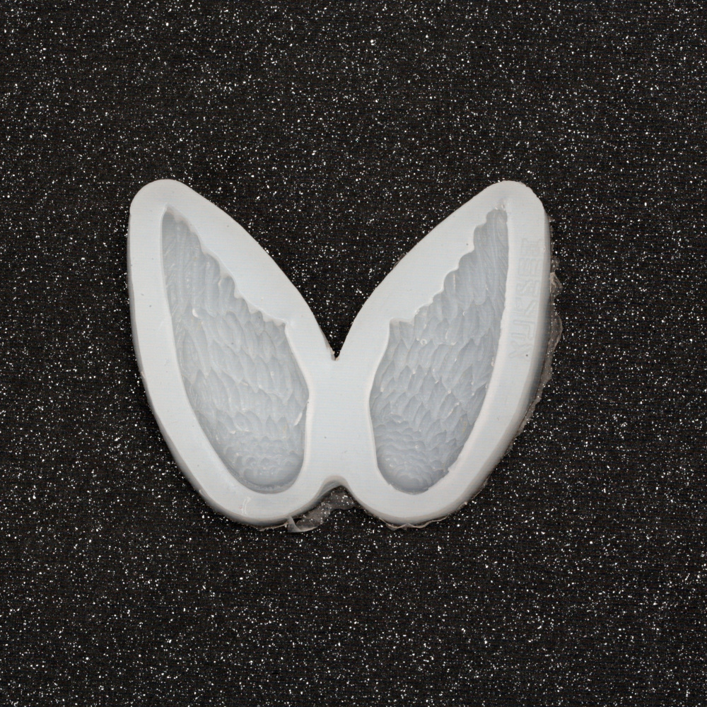 Silicone mold /form/ 77x65x7 mm wings