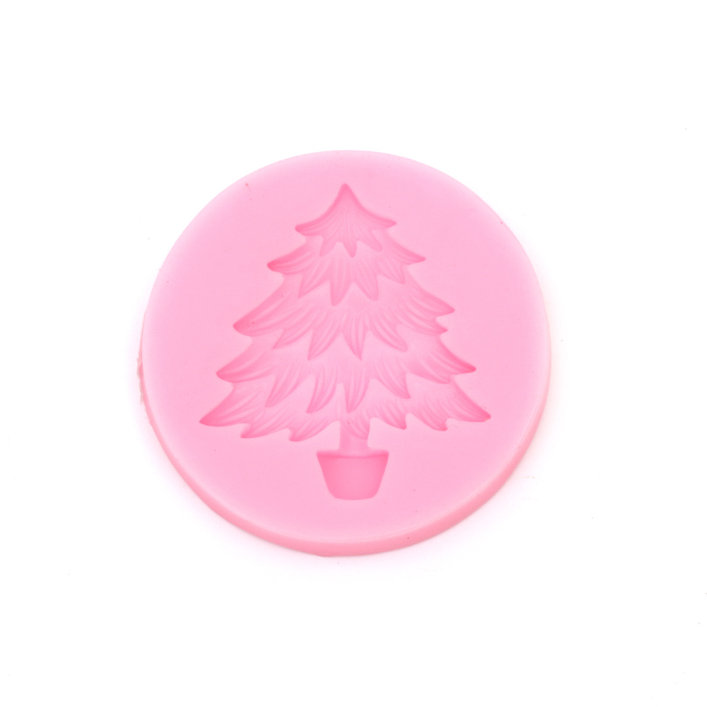 Silicone mold /shape/ 68x9 mm Christmas tree