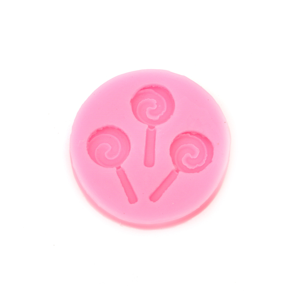 Silicone mold /mould/ 47x7 mm lollipops