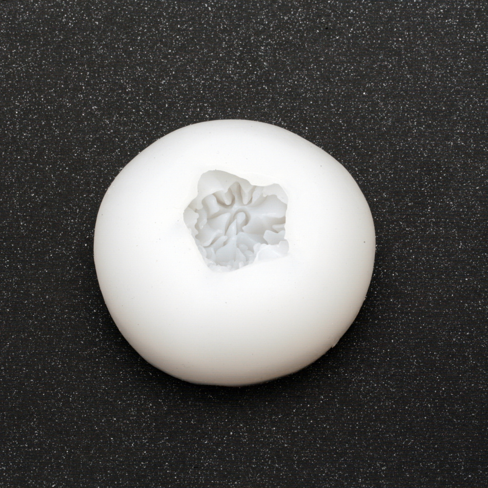 Silicone mold /shape/ three-dimensional 90x90x40 mm flower