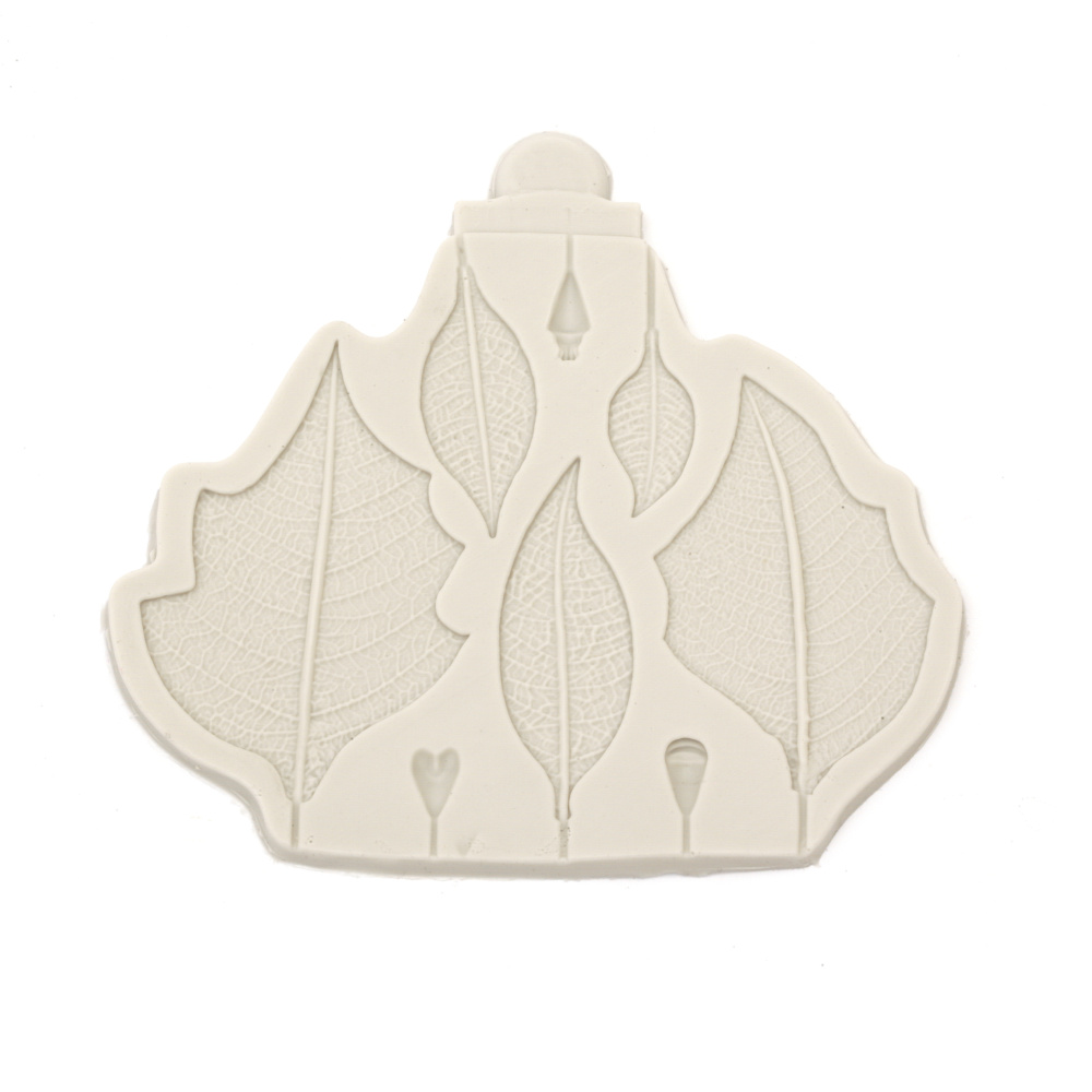 Silicone mold /shape, form/ 137x125x6 mm Leaves