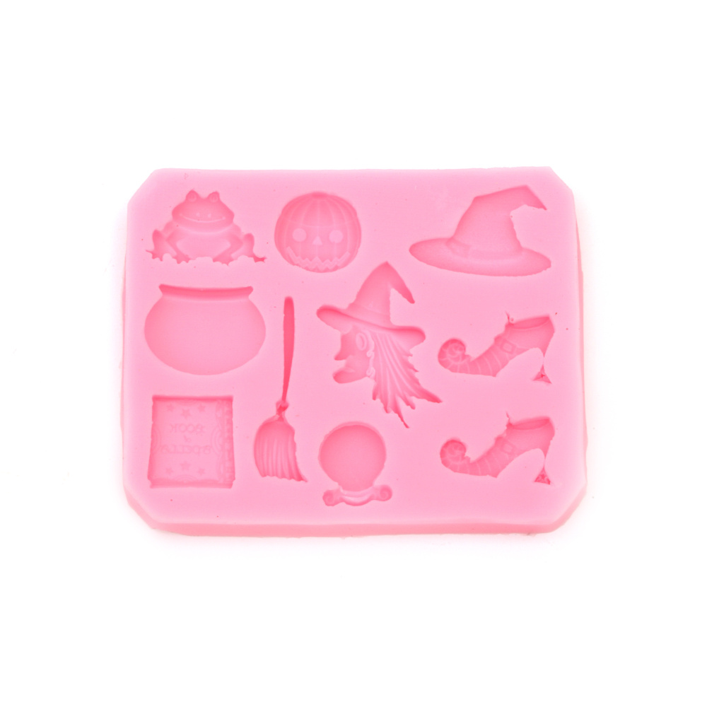 Silicone Mold, 85x67x9 mm - Halloween Themed