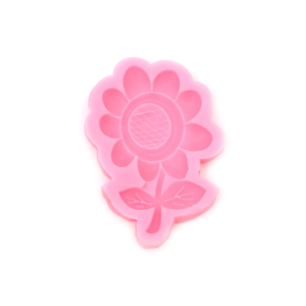Silicone mold /shape/ 46x62x8 mm flower