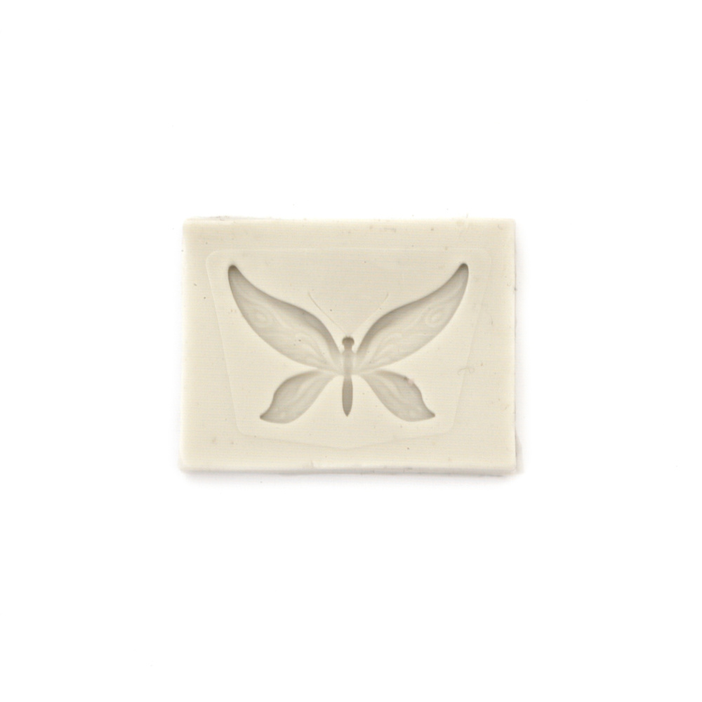 Silicone mold /shape/ 40x31x5 mm butterfly