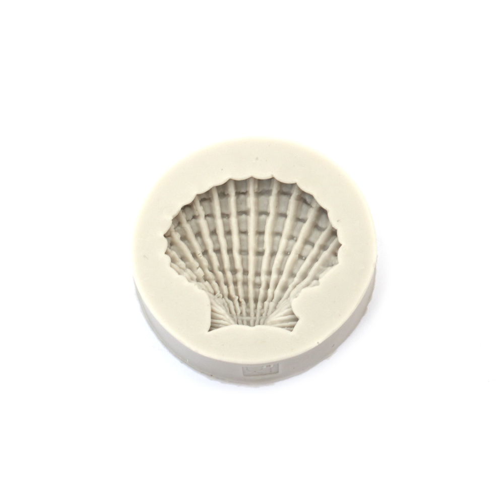 Mold din silicon /forma/ 53x53x15 mm scoica de mare