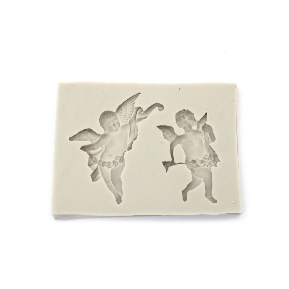 Silicone Mold 96x70x8 mm Angels