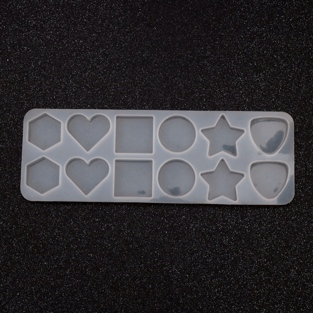 Silicone Mold 74x215x8 mm Shapes