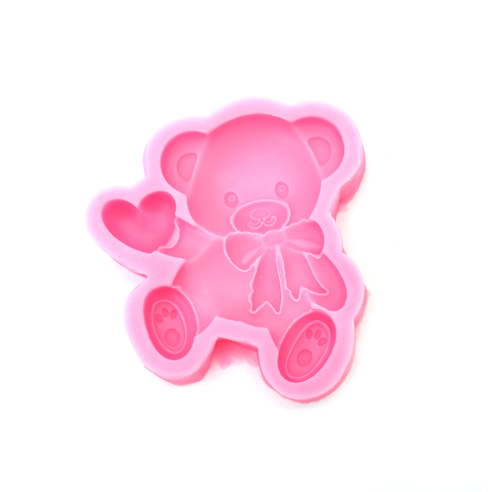 Silicone Mold 75x80x12 mm Bear