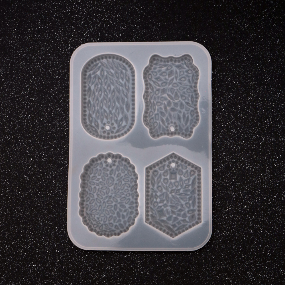 Silicone Mold 130x190x10 mm Pendants