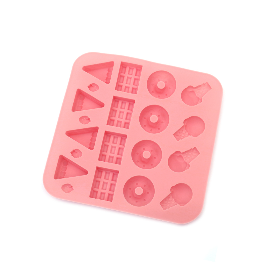 Silicone Mold 173x173x19 mm Cookie Shapes