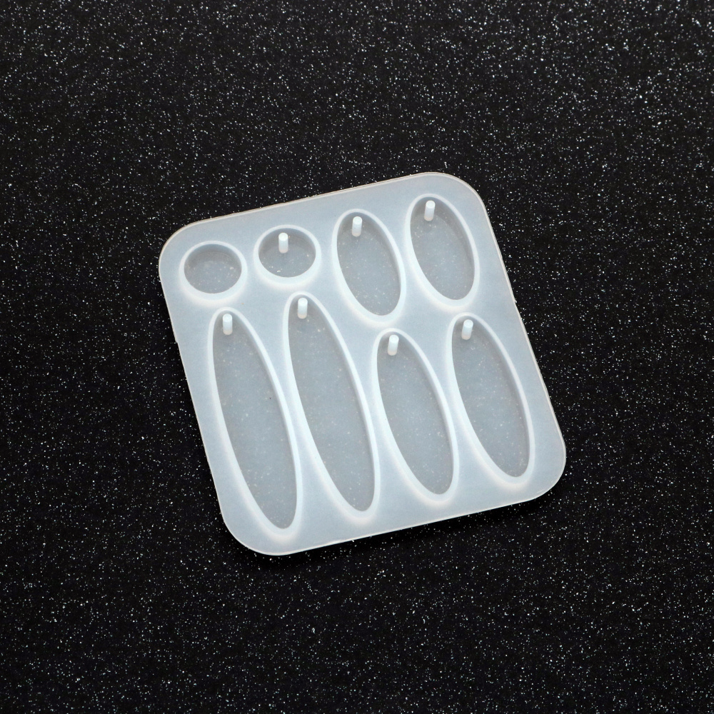 Silicone Mold 70x77x6 mm Pendants