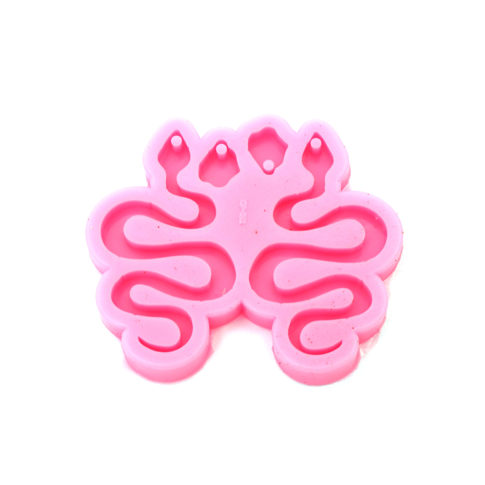 Silicone Mold 38x140x5 mm Snake Pendants