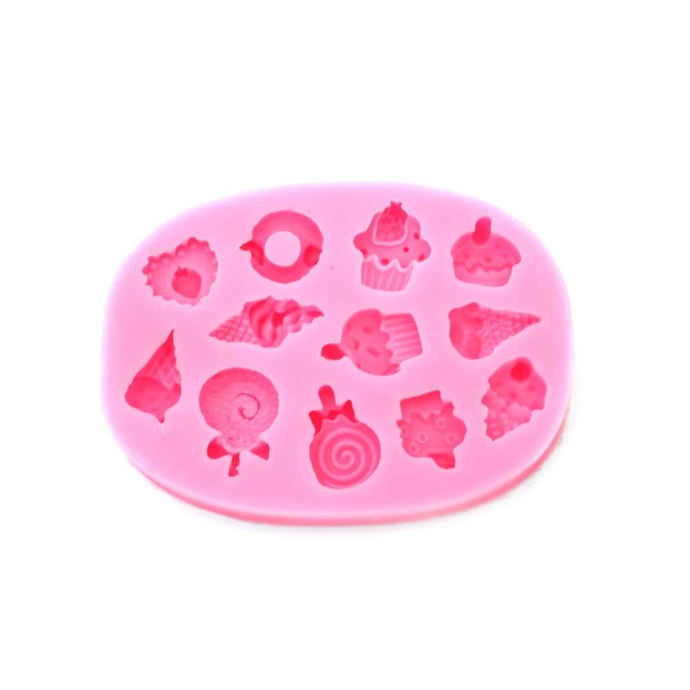 Silicone Mold 87x64x10 mm Sweets